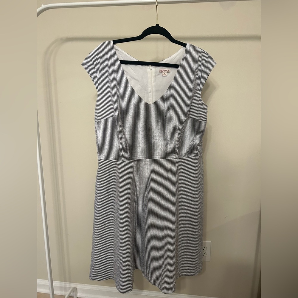 Seersucker Summer Dress